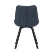 Dining Chair with Blue Fabric HC-465 BLUE2