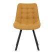 Dining Chair with Yellow Fabric HC-465 YEL2
