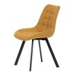 Dining Chair with Yellow Fabric HC-465 YEL2