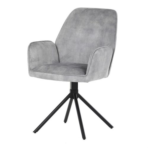 Ezüst Bársony Étkezőszék. HC-511 SIL4