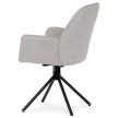 Beige Fabric Dining Chair HC-522 CRM2