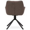 Barna Étkezőszék Tartós Szövettel. HC-532 BR2