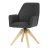 Black Fabric Dining Chair HC-539 BK3