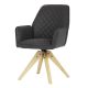Black Fabric Dining Chair HC-539 BK3
