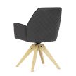 Black Fabric Dining Chair HC-539 BK3
