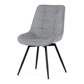   Jedálenská stolička sivá, textilný materiál HC-T1130 GREY2