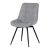 Jedálenská stolička sivá, textilný materiál HC-T1130 GREY2