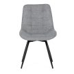 Jedálenská stolička sivá, textilný materiál HC-T1130 GREY2
