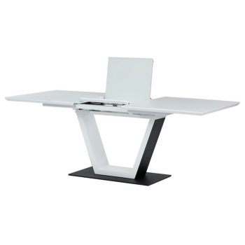 Extendable dining table MAX 80-160 cm craft oak and black