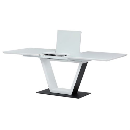 Extendable dining table MAX 80-160 cm craft oak and black