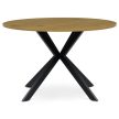Kerek Étkezőasztal 120×120 cm, MDF, Vad Tölgy. HT-F4120 OAK