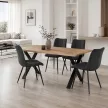 Étkezőasztal 160x90 cm MDF vad tölgy