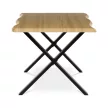 Étkezőasztal 160x90 cm MDF vad tölgy