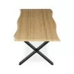 Étkezőasztal 160x90 cm MDF vad tölgy