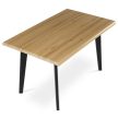 Étkezőasztal 130×80 cm, MDF, Vad Tölgy. HT-F4413 OAK