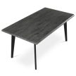 HT-F4416 Dining Table 160x90 cm MDF Grey Oak GREY