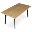 Étkezőasztal 160×90 cm, MDF, Vad Tölgy. OAK – HT-F4416
