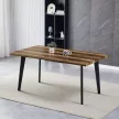 Étkezőasztal 160×90 cm, MDF, Old Wood. OLW – HT-F4416