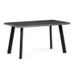 Étkezőasztal 140 × 80 cm MDF szürke tölgy GREY