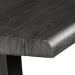 Étkezőasztal 140 × 80 cm MDF szürke tölgy GREY