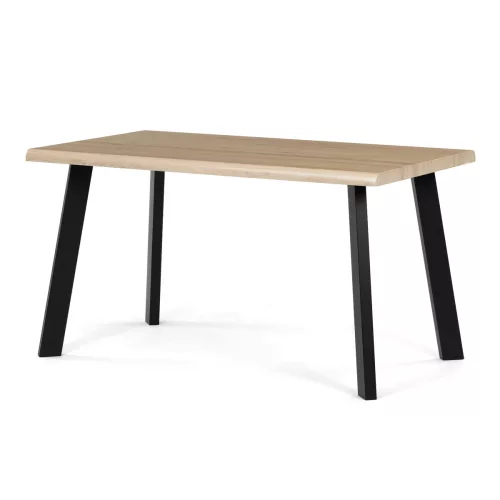 Étkezőasztal 140 × 80 cm MDF vad tölgy OAK