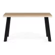 Étkezőasztal 140 × 80 cm MDF vad tölgy OAK