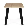 Étkezőasztal 140 × 80 cm MDF vad tölgy OAK
