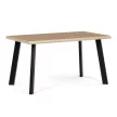 Étkezőasztal 140 × 80 cm MDF vad tölgy OAK