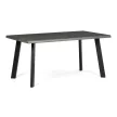 Étkezőasztal 160 × 90 cm MDF szürke tölgy GREY