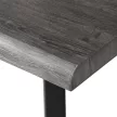Étkezőasztal 160 × 90 cm MDF szürke tölgy GREY