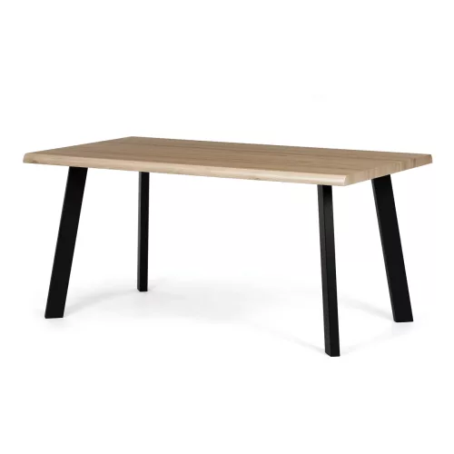 Étkezőasztal 160 × 90 cm MDF vad tölgy OAK