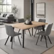 Étkezőasztal 160 × 90 cm MDF vad tölgy OAK