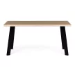 Étkezőasztal 160 × 90 cm MDF vad tölgy OAK