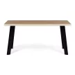 Étkezőasztal 160 × 90 cm MDF vad tölgy OAK