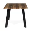 Étkezőasztal 160 × 90 cm MDF öreg fa OLW
