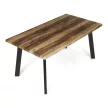 Étkezőasztal 160 × 90 cm MDF öreg fa OLW