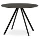 Kerek étkezőasztal 100x100cm, laminált, szürke tölgy, HT-R5010 GREY