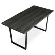 Étkezőasztal 160x80cm, Szürke Tölgy Színben, HT-R5216 Grey