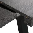 Bővíthető Étkezőasztal 160–240×90 cm, Laminált Szürke Tölgy. HT-R5624 GREY