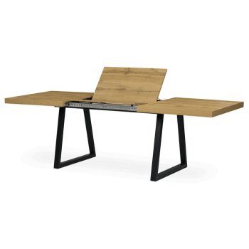   Bővíthető Étkezőasztal 160–240×90 cm, Laminált Tölgy. HT-R5624 OAK