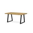 Bővíthető Étkezőasztal 160–240×90 cm, Laminált Tölgy. HT-R5624 OAK