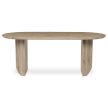 Étkezőasztal 200×100 cm, MDF, San Remo Tölgy. HT-W1578 SRE