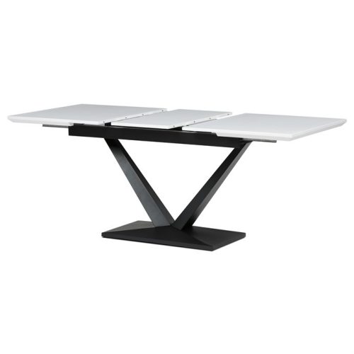Bővíthető Étkezőasztal 140–180×85 cm, MDF, Fehér. HT-W1630 WT