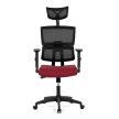 Vörös hálós irodai szék hintamechanikával. KA-B1025 BOR