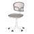 Grey Kids Swivel Chair with Height Adjustment KA-C801
