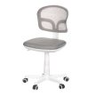 Grey Kids Swivel Chair with Height Adjustment KA-C801