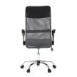 Irodai szék, hintamechanizmussal, szürke hálós anyag, KA-E305 GREY