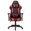 Red Faux Leather Gaming Chair with Rocking Mechanism KA-F03