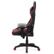 Red Faux Leather Gaming Chair with Rocking Mechanism KA-F03