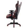 Red Faux Leather Gaming Chair with Rocking Mechanism KA-F03